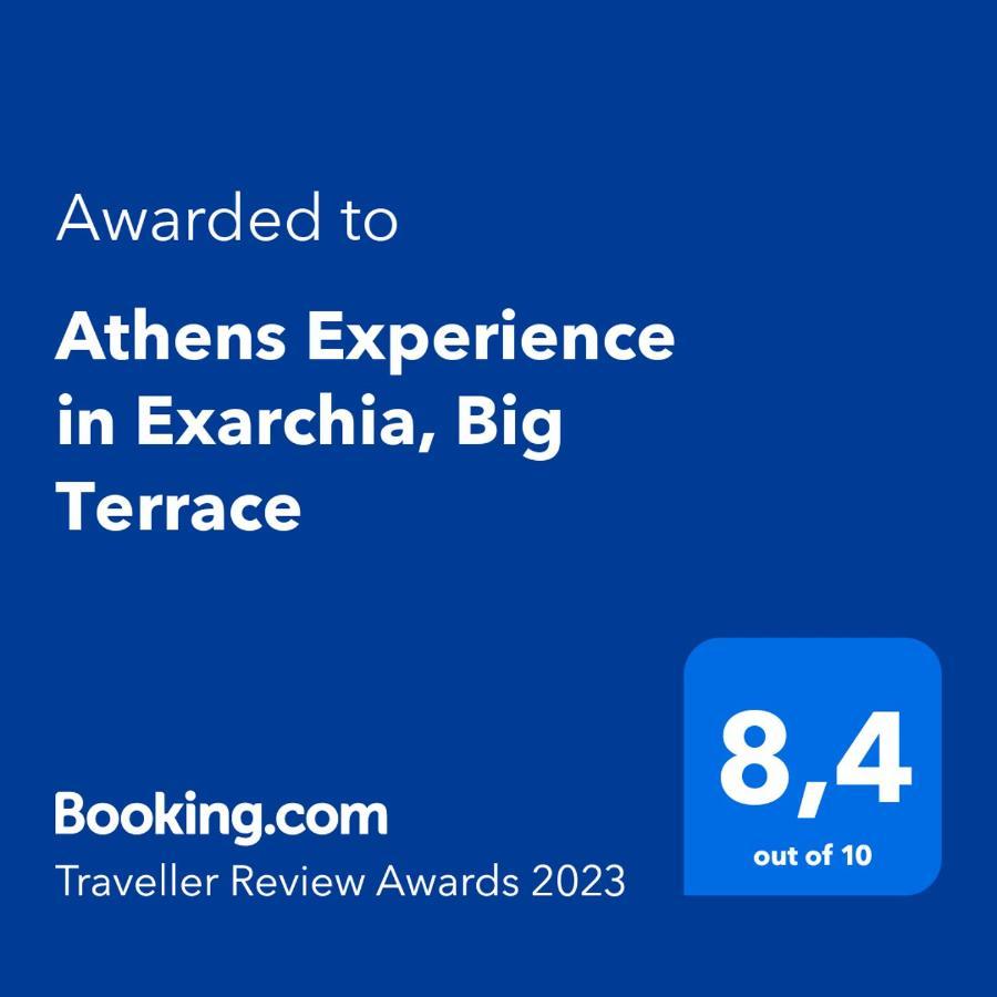 Athens Experience In Exarchia, Big Terrace Apartment Luaran gambar